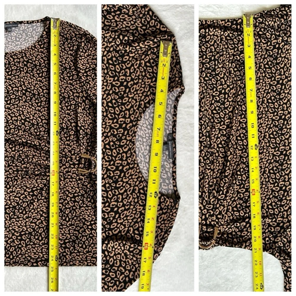 ADRIANNA PAPELL Animal Print Women’s‎ Blouse - Picture 11 of 11